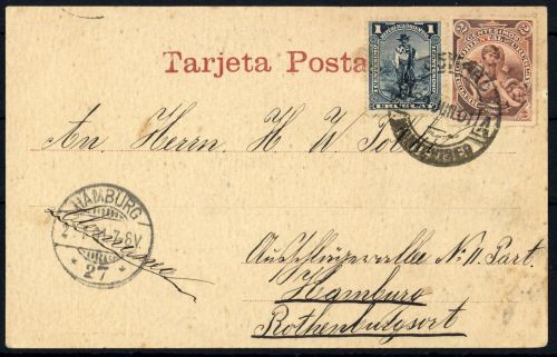 1887, Uruguay, 117, 150, Brief