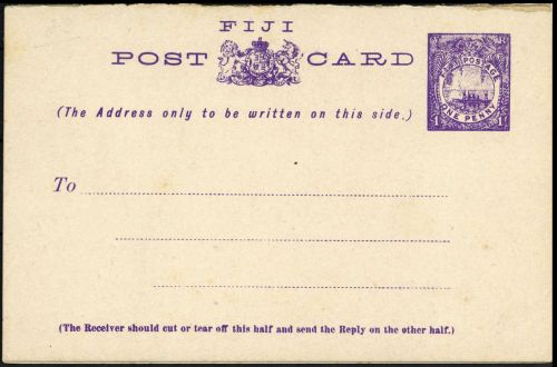 1895, Fiji, P 3 II, Brief