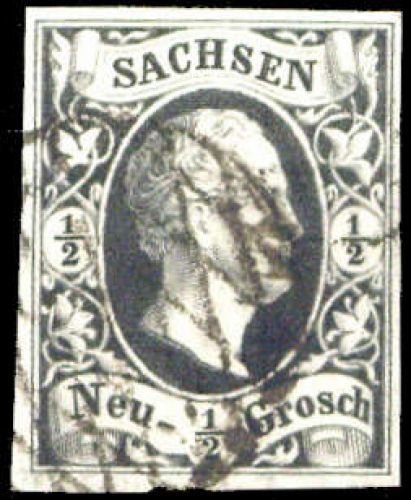 1851, Altdeutschland Sachsen, 3, gest.