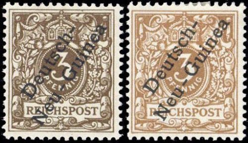 1897, Deutsche Kolonien Neuguinea, 1 (2), *