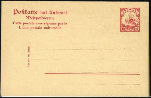 1903, Deutsche Kolonien Togo, P 13, 15, Brief