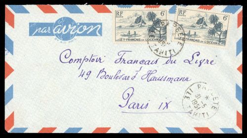 1948, Französisch Ozeanien, 227 (2), Brief