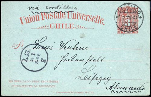 1884, Chile, P 10, Brief