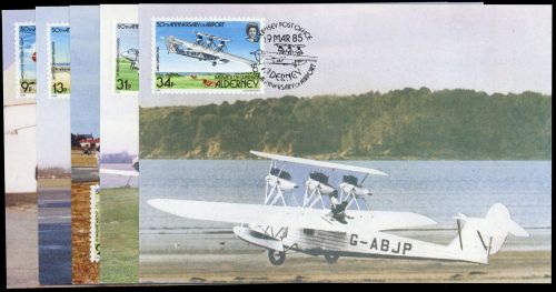 1985, Alderney, 18-22 MK, Brief