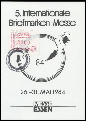 1984, Cuba, A 1, FDC