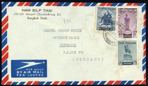 1955, Thailand, 314 u.a., Brief
