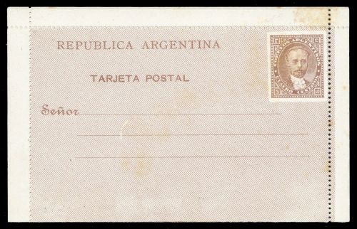 1888, Argentinien, K 6, Brief