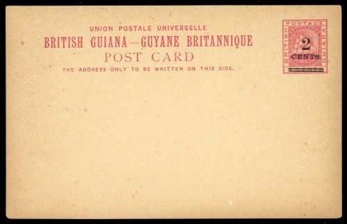 1892, Guyana, P 6 II, Brief