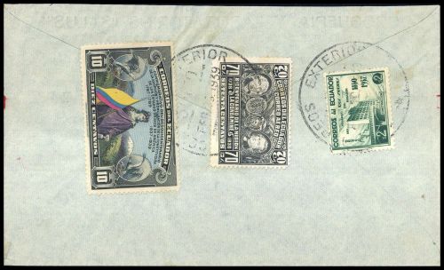 1936, Ecuador, 391, 362 u.a., Brief