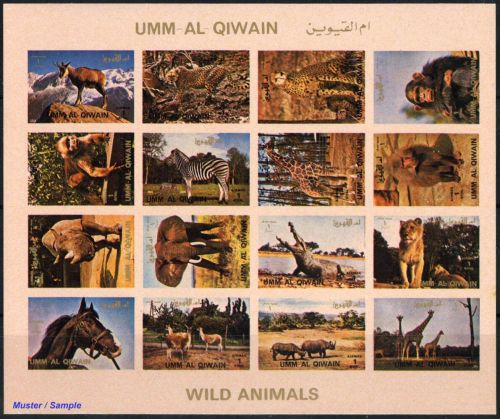 1972, Umm al Qaiwain, 1018-33 B KB, **