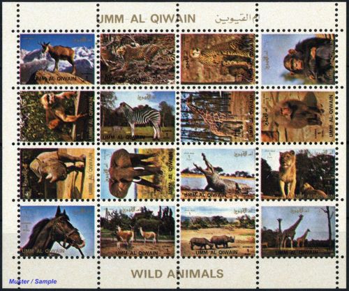 1972, Umm al Qaiwain, 1018-33 A KB, **
