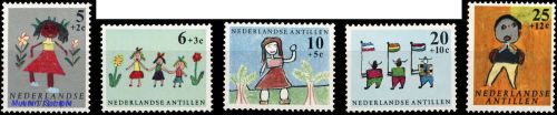 1963, Niederländische Antillen, 132-36, **