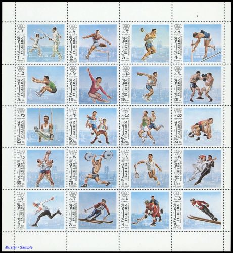 1972, Fujeira, 1102-21 A KB, **
