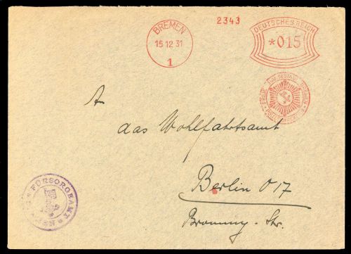 Deutsches Reich, Brief