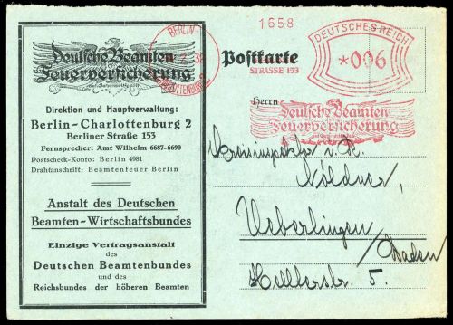 Deutsches Reich, Brief