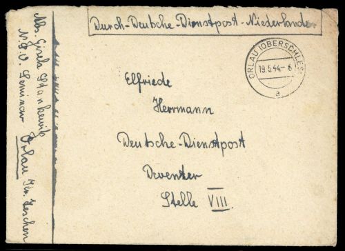 1944, Deutsches Reich, Brief