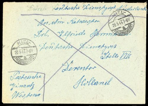 1944, Deutsches Reich, Brief