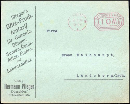 Deutsches Reich, Brief