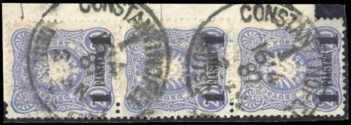 1884, Deutsche Auslandspost Türkei, 3 (3), Briefst.