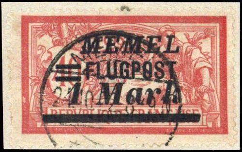 1922, Memel, 99, Briefst.