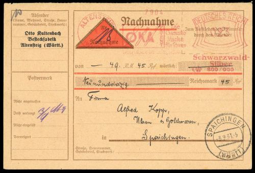 Deutsches Reich, Brief