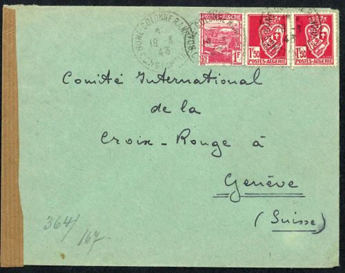 1943, Algerien, 170, 187 (2), Brief