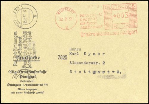 Deutsches Reich, Brief