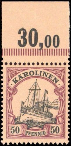 1900, Deutsche Kolonien Karolinen, 14 P OR, **