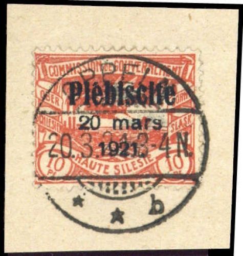 1921, Oberschlesien, 30, Briefst.