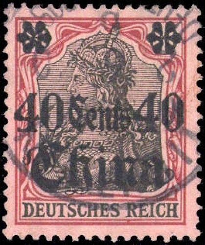 1905, Deutsche Auslandspost China, 33, gest.