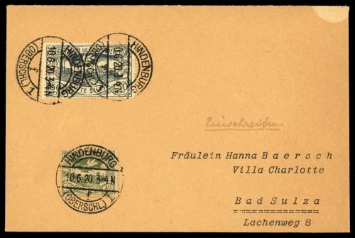 Oberschlesien, 21-+ 22, Brief