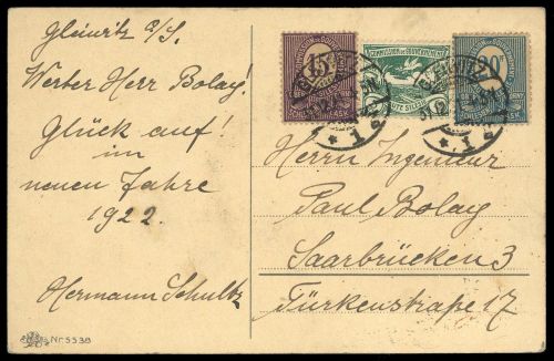 1921, Oberschlesien, 5- 6 u.a., Brief