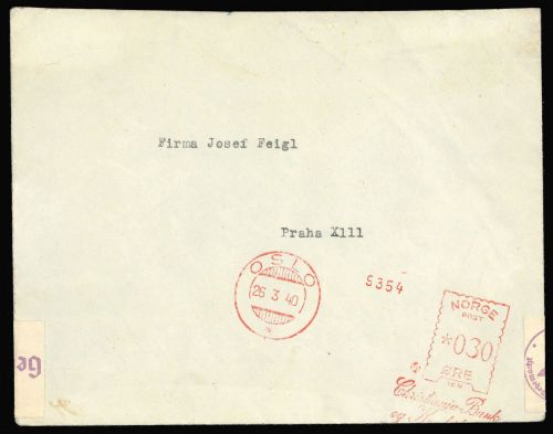 1940, Norwegen, Brief