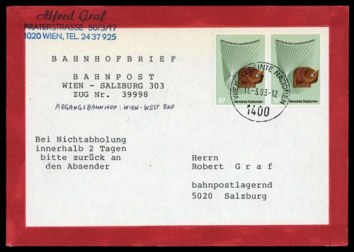 1983, UNO Wien, 28 (2), Brief