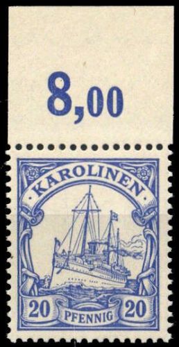 1900, Deutsche Kolonien Karolinen, 10 P OR, **