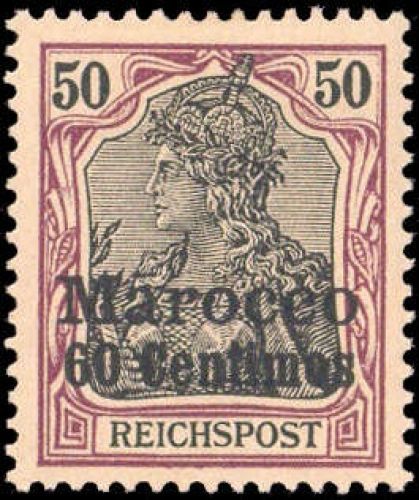 1900, Deutsche Auslandspost Marokko, 14, *