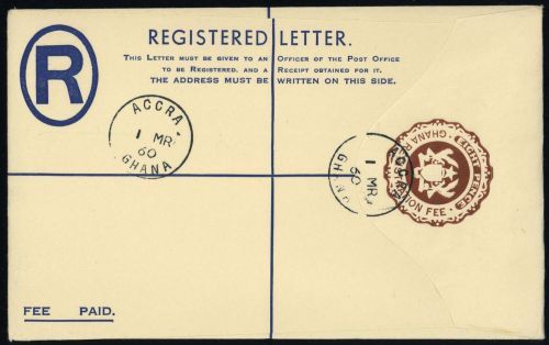1960, Ghana, EU 3, FDC