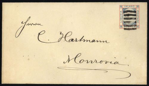 1891, Liberia, U 2, Brief