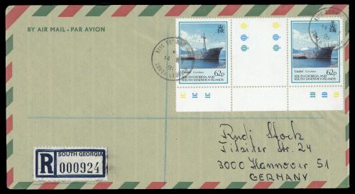 1990, Falkland Abhängige Gebiete F Süd Georgien, 189 (2), Brief