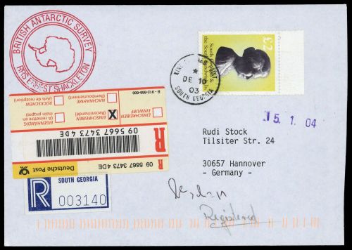 2003, Falkland Abhängige Gebiete F Süd Georgien, 361, Brief