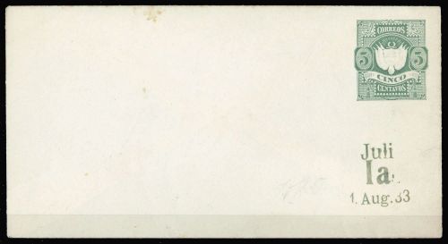 1875, Peru, U 2 a, Brief