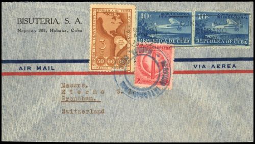 1931, Cuba, 81 (2) u.a., Brief