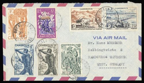 1946, Kamerun, 276, 313 u.a., Brief