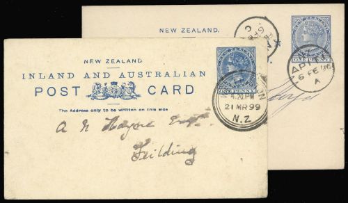 1890, Neuseeland, P 7 (2), Brief