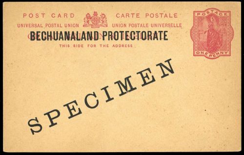 1901, Betschuanaland, P 12 SP, Brief