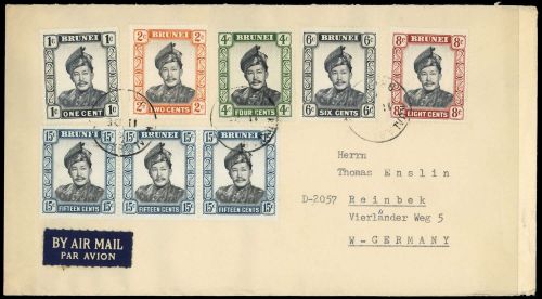 1964, Brunei, 104 (8) u.a., Brief
