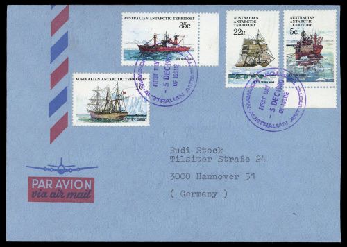 1979, Australische Gebiete in der Antarktis, 44, 47, 37, 39, Brief