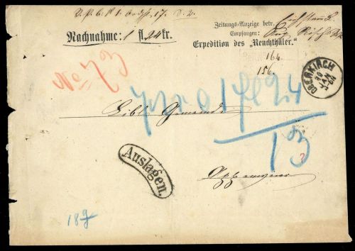 Altdeutschland Baden, Briefst.