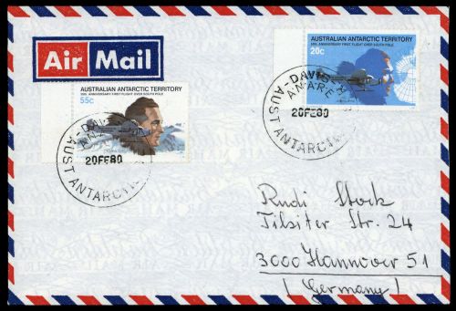 1979, Australische Gebiete in der Antarktis, 35-36, Brief