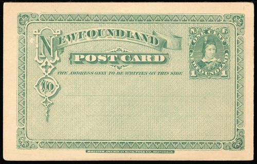1880, Neufundland, P 3, Brief